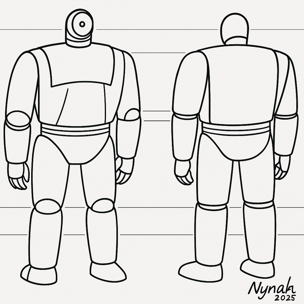 Robot concept art by Nynah 2025